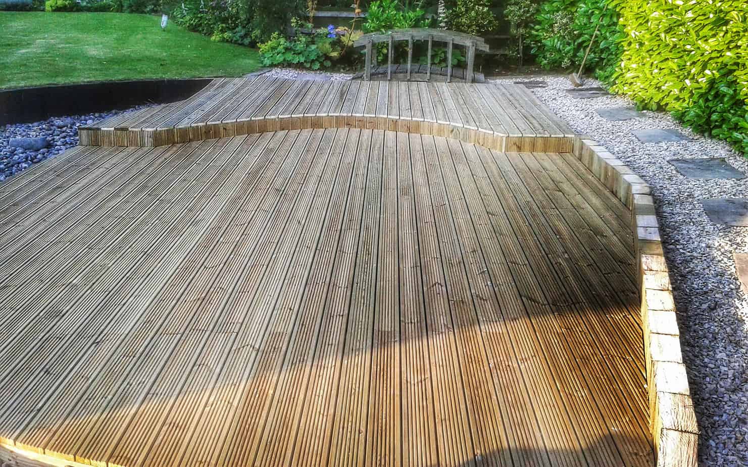 Wooden Decking - Lincolnshire Landscaping